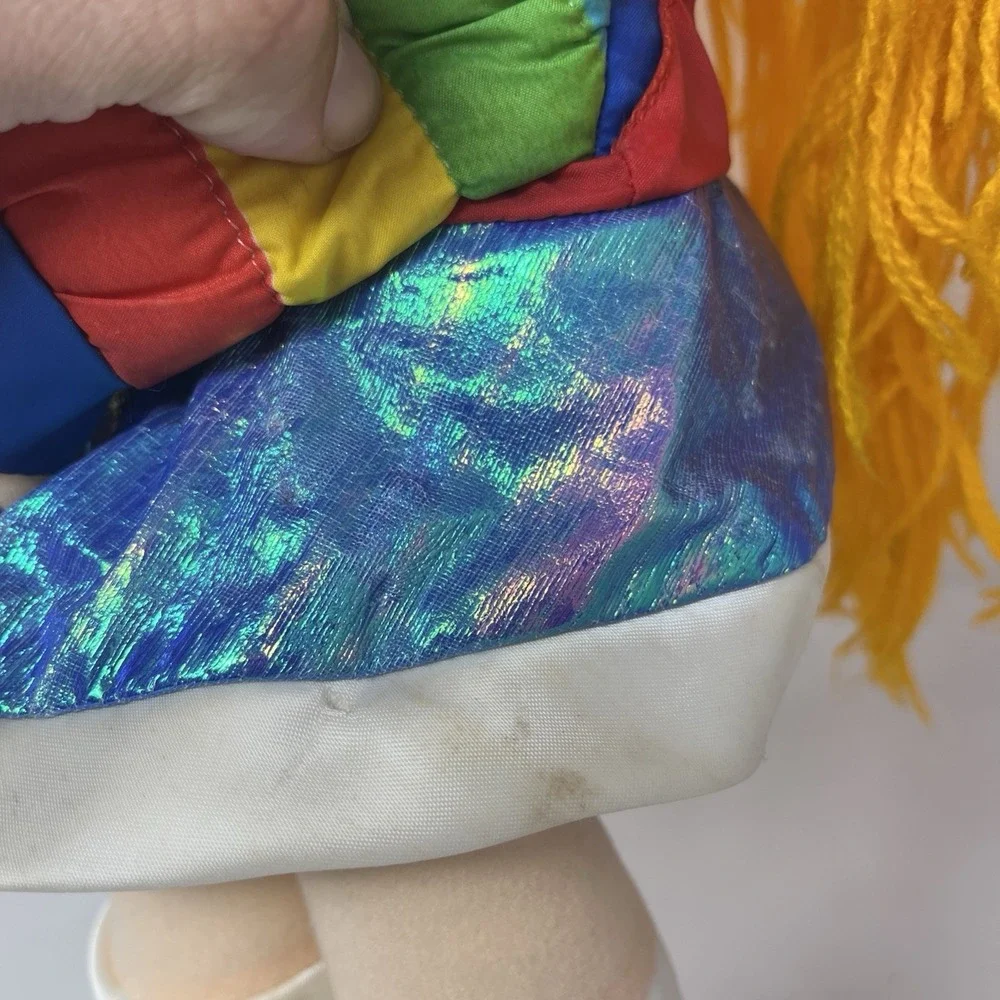 Rainbow Brite 18in Soft Body Cloth Doll Blonde Straight Hair Vintage 1983